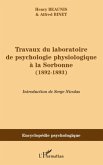 Travaux du laboratoire de psychologie physiologique a la ... (eBook, ePUB)