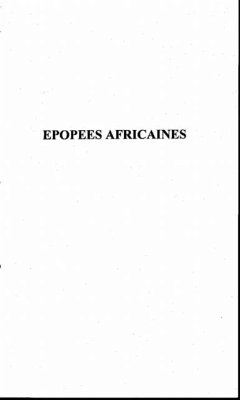 Cover Epopees africaines (eBook, PDF)