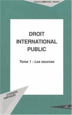 Cover DROIT INTERNATIONAL PUBLIC (eBook, PDF)