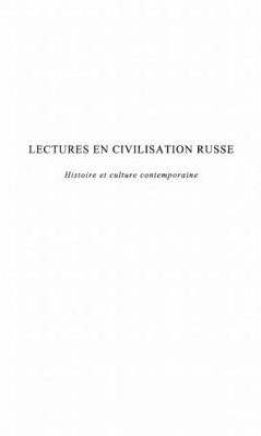 Lecture en civilisation russe (eBook, PDF)