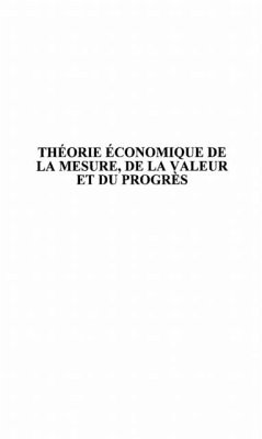 Cover Theorie economique de la mesure, de la v (eBook, PDF)