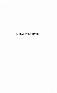 Cover L'Etat et le livre (eBook, PDF)