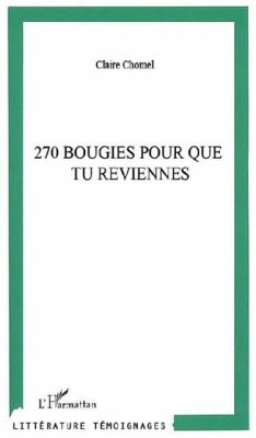 Cover 270 bougies pour que tu reviennes (eBook, PDF)