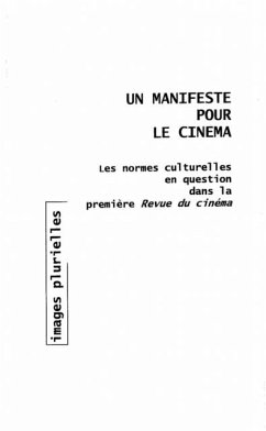 Un manifeste pour le cinema (eBook, PDF)