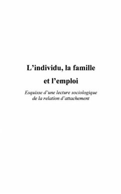 Cover Individu la famille et l'emploi (eBook, PDF)