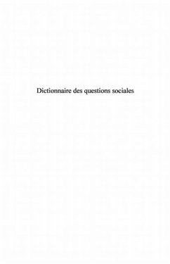 Dictionnaire des questions sociales (eBook, PDF) - Collectif