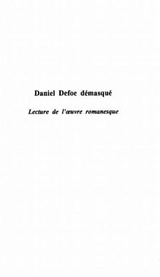 Daniel defoe demasque (eBook, PDF)