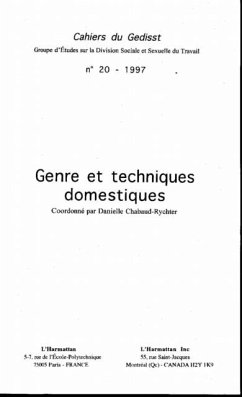 GENRE ET TECHNIQUES DOMESTIQUES (eBook, PDF) GENRE ET TECHNIQUES DOMESTIQUES (eBook, PDF)