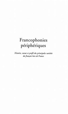 FRANCOPHONIES PERIPHERIQUES (eBook, PDF) - Bernard Poll