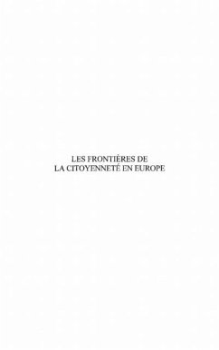 LES FRONTIERES DE LA CITOYENNETE EN EUROPE (eBook, PDF)