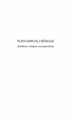 Plein-emploi chomage (eBook, PDF) - Sadigh Elie