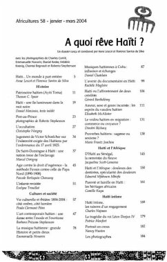 quoi reve Haiti ? (eBook, PDF)