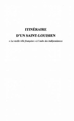 Cover Itineraire d'un saint-louisien (eBook, PDF)