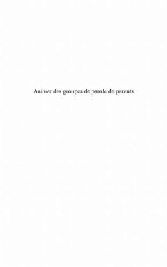 Animer des groupes de parole de parents (eBook, PDF)