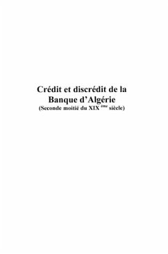 Credit et discredit de la banque d'alger (eBook, PDF)
