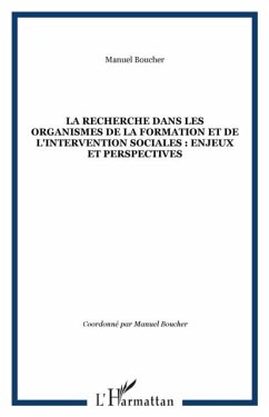 Cover La recherche dans les organismes de la formation et de l'int (eBook, PDF)