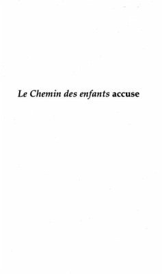 Cover Le Chemin des Enfants Accuse (eBook, PDF)