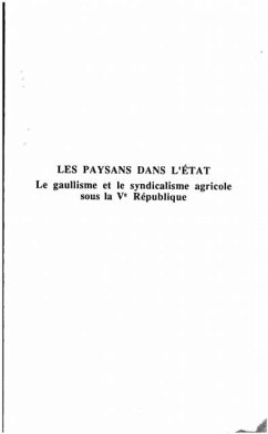 Cover Les paysans dans l'etat (eBook, PDF)