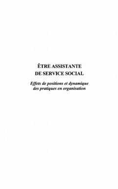Cover ETRE ASSISTANTE DE SERVICE SOCIAL (eBook, PDF)