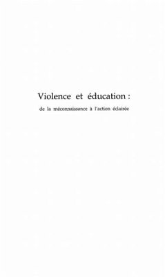 VIOLENCE ET EDUCATION (eBook, PDF)