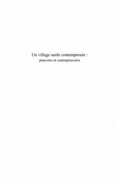 Un village sarde contemporain - pouvoirs et contrepouvoirs (eBook, ePUB)