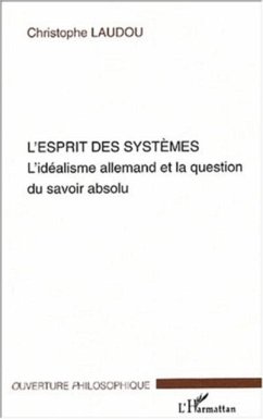 Cover L'Esprit des systemes (eBook, PDF)