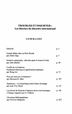 Cover Troubler et inquieter : les discours du desordre international (eBook, PDF)