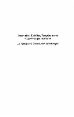 Cover Intervalles echelles temperaments et acc (eBook, PDF)