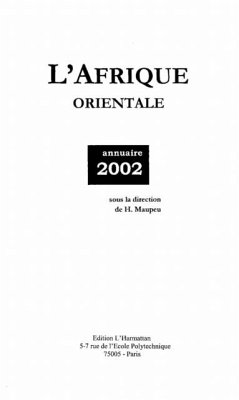 Afrique orientale annuaire 2002 (eBook, PDF)