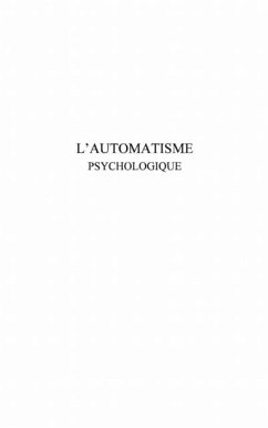 L'automatisme psychologique (eBook, PDF)