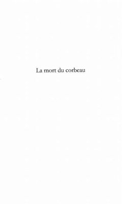 LA MORT DU CORBEAU (eBook, PDF)