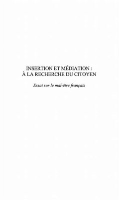 Cover INSERTION ET MEDIATION (eBook, PDF)