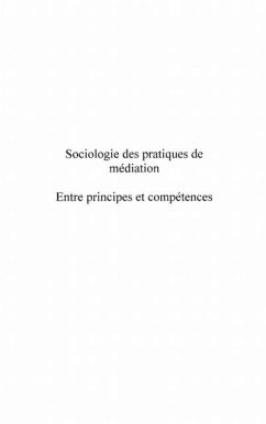 Cover Sociologie des pratiques de mediation en (eBook, PDF)