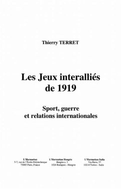 Cover Les jeux interallies de 1919 (eBook, PDF)