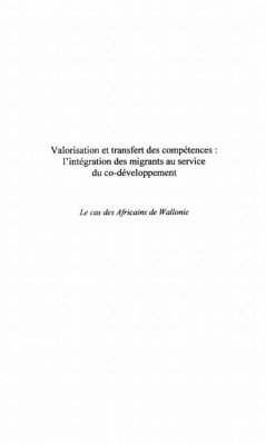 Valorisation et transfert des competences (eBook, PDF)