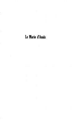 Cover Le Marin d'Anais (eBook, PDF)