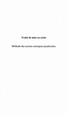 TRAITE DE MISE EN SCENE (eBook, PDF)