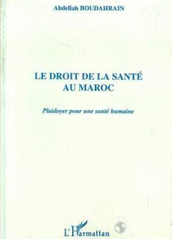 Cover LE DROIT DE LA SANTE AU MAROC (eBook, PDF)