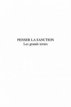 Cover PENSER LA SANCTION (eBook, PDF)