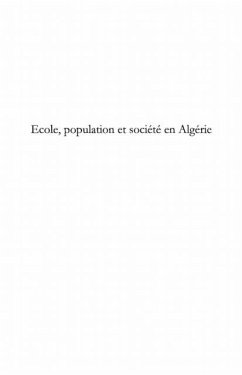 Cover Ecole, population et societe en Algerie (eBook, PDF)