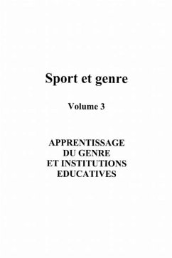 Cover Sport et genre (volume 3) (eBook, PDF)