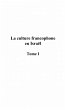 LA CULTURE FRANCOPHONE EN ISRAEL... - Bild 1