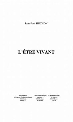 Etre vivant (eBook, PDF)