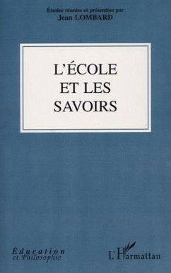 Cover L'ECOLE ET LES SAVOIRS (eBook, PDF)