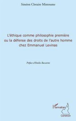L'ethique comme philosophie premiEre ou (eBook, PDF) - Simeon Clotaire Mintoume