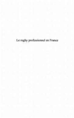 Le rugby professionnel en France (eBook, PDF)