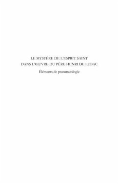 Cover Le mystEre de l'esprit saint dans l'oeuvre du pEre henri de (eBook, PDF)