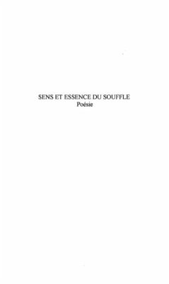 Sens et essence du souffle (eBook, PDF)