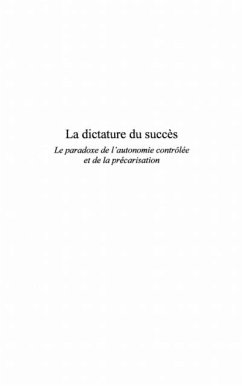 La dictature du succes (eBook, PDF)