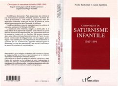 Cover Chroniques du saturnisme infantile 1989-1994 (eBook, PDF)